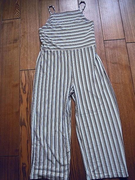 Nohavicový overal, h&m,164