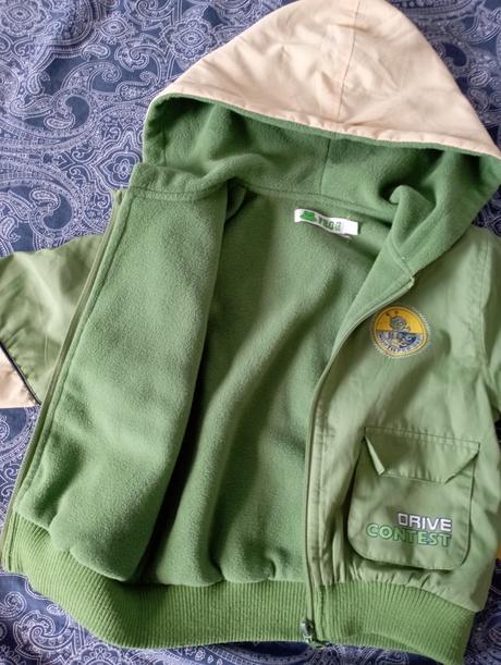 Detská prechodná bunda s kapucňou, frog,122