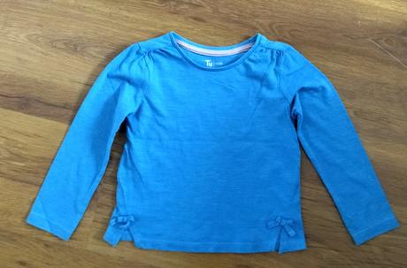 Jednofarebné tričko s mašličkami, tu,98