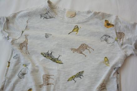 Tričko safari motív zara, zara,128
