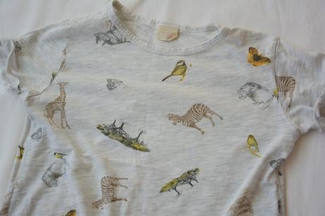 Tričko safari motív zara, zara,128