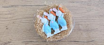 Zajac s mrkvou - balenie 3 kusy,