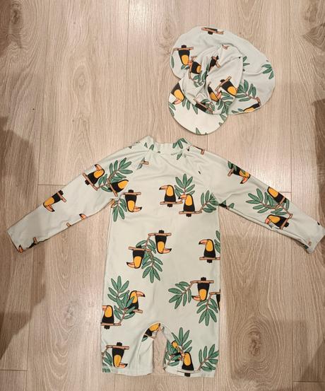 Plavkovy overal lindex uv 50 s čiapkou, lindex,86