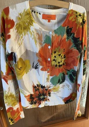 Kvetový sveter zn. next v. 34, next,34