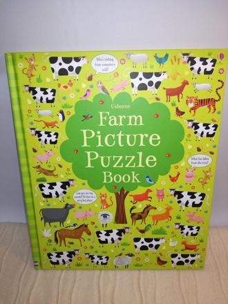 Usborne farm picture puzzle book hb, 