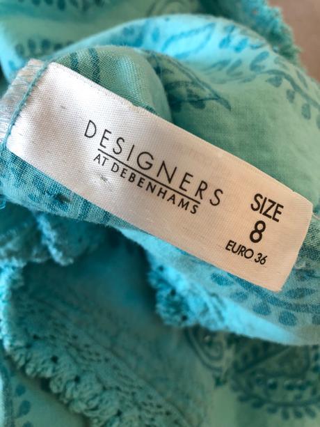 Ľanová sukňa s výšivkou debenhams, debenhams,38