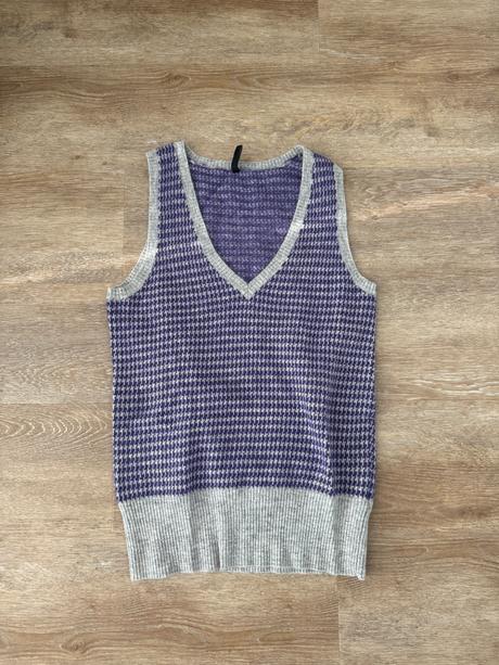 Vlnená vesta s/m, fishbone,m