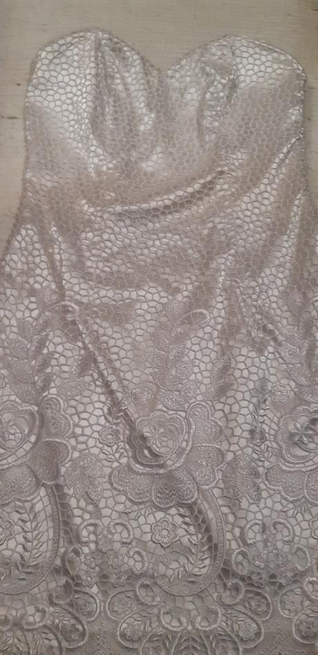 Krasne svadobne/ spolocenske saty 2 v 1, 38 / 40