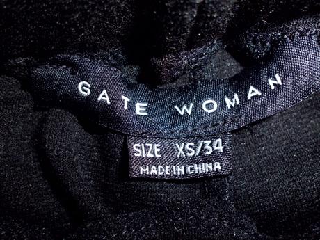 Čierne legíny, gate,xs