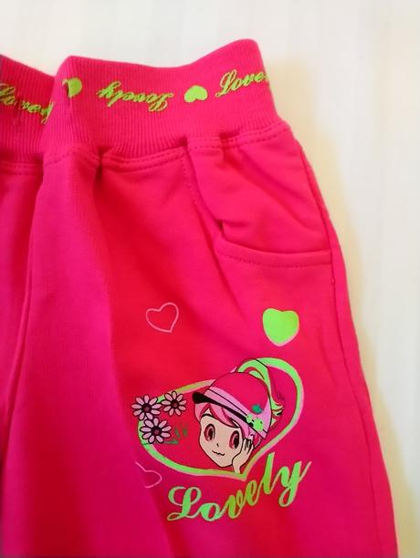 Sýto ružové tepláky lovely, n-feel, 98-104 cm, 104