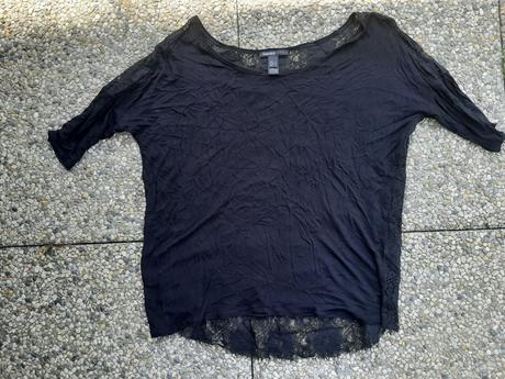 Čierne tričko mango velk. l., mango,l