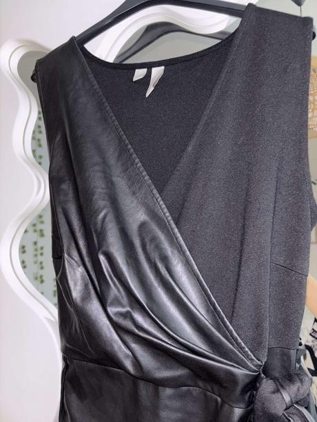 Koženkove šaty bodyflirt 40/42, bonprix,40