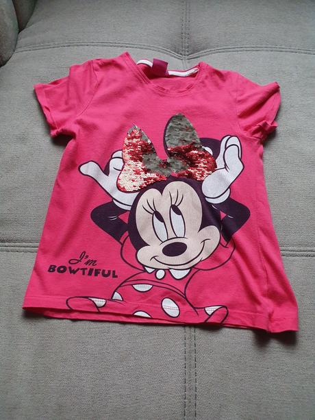 Predám tričko minie veľ. 128 zn. disney, disney,128