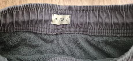 Flísom zateplené nohavice, zn. f&f, veľ. 122, f&f,122