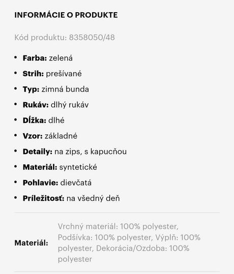 Zimná bundička 146, 146