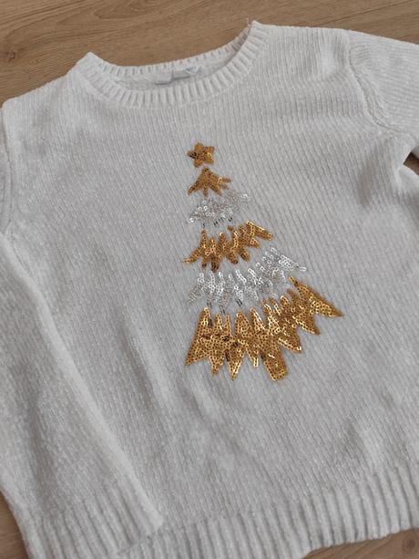 Sveter vianočný, primark,134