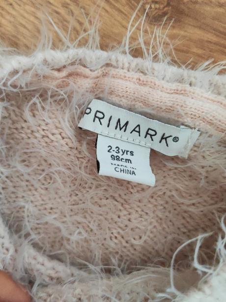 Huňatý svetrík s jednorožcom, primark,98