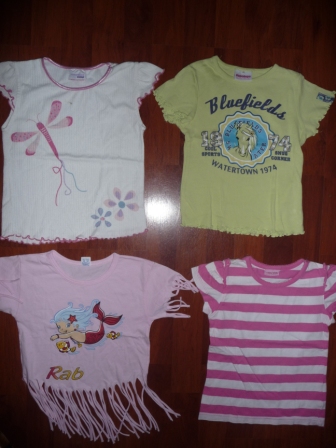 Tričká s kr. rukávmi 14ks, 1-/ks,super stav, h&m,98