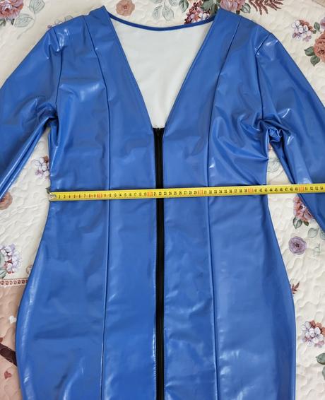 Lakované/vynilové šaty xl/xxl, xl