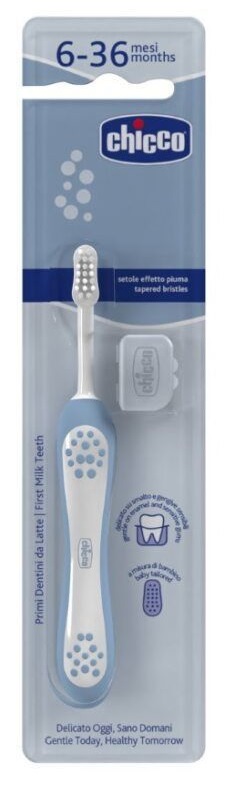 Chicco zubná kefka indigo 6-36m, 