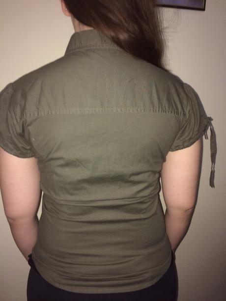Khaki bluzka, topshop,38