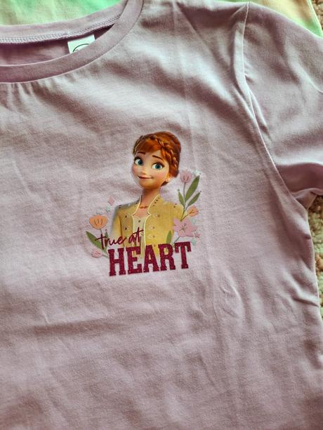 Tričká hm frozen, h&m,122 / 128