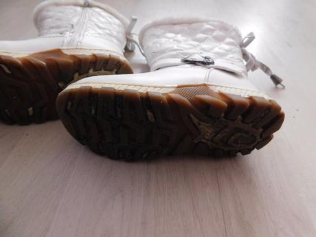 Biele zimné čižmy č.29, 29