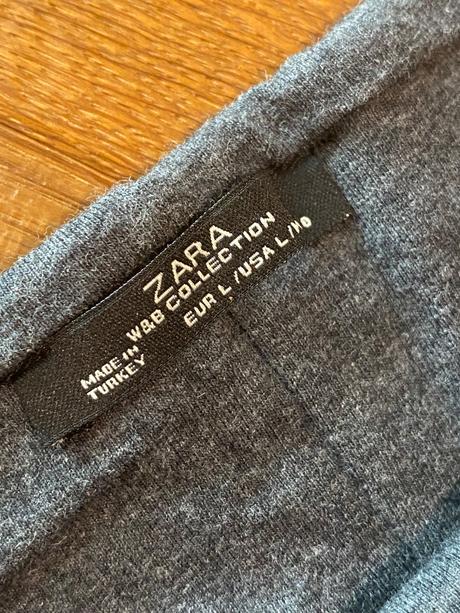 Zara - krásna šedá sukňa, zara,38