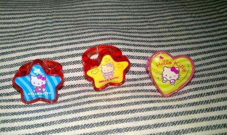 Prstienky hello kitty,