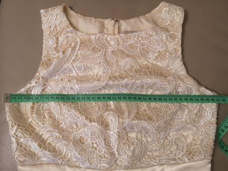 Spoločenské béžové šaty jake's č. 34/36, 36