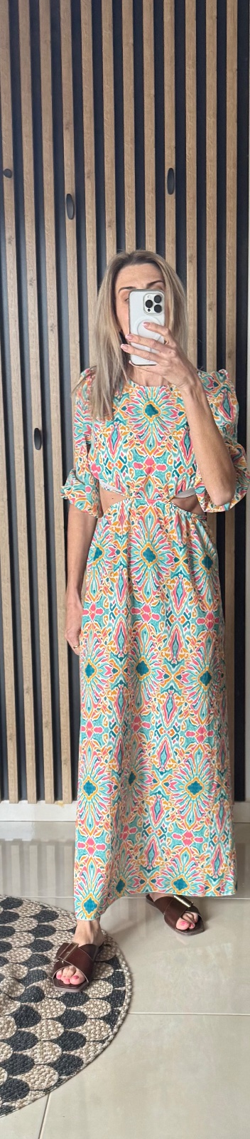 Vzorované šaty ll veľkosť uni, s