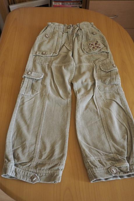 Dievčenské menčestrové nohavice, cherokee,122