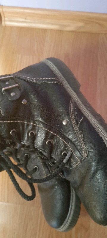 Topánky v.34 kožené, zateplené, s.oliver,34