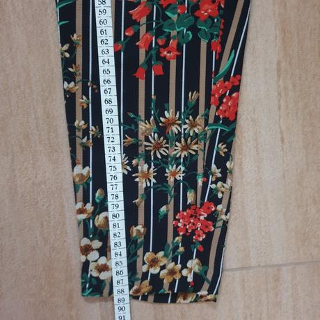 Nohavice letné dámske kvetované zara, zara,s
