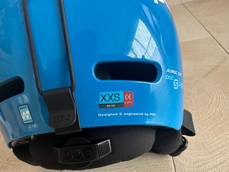 Detska prilba pocito auric cut spin fluorescent, poc,xs