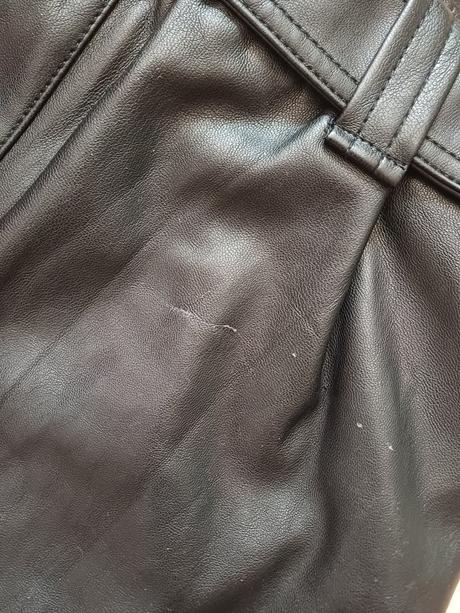 Koženkové šortky a crop top v.128, river island,128