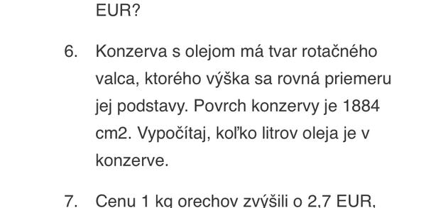 Príklad z matematiky - 9. ročník