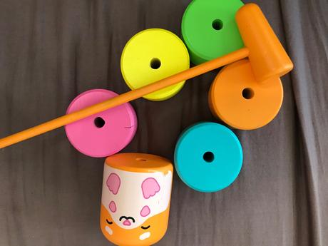 Nasadzovanie valčekov na paličku,