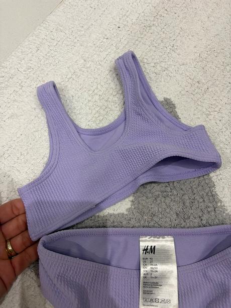 Fialove plavky veľkosť 92, h&m,92