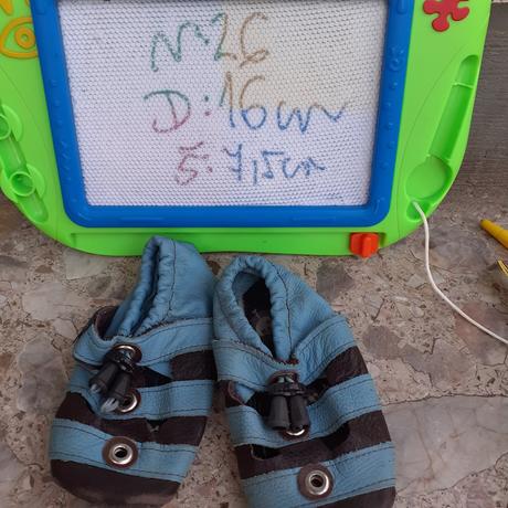 Kožené barefoot capačky rebeqaq, 26