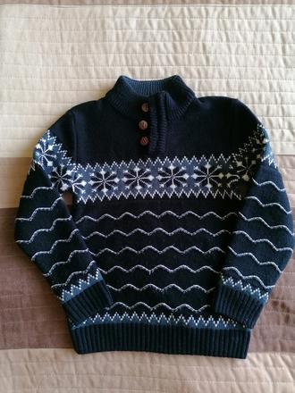 Zimný svetrík v.128/134, 128