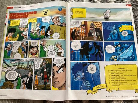 Anglický jazyk časopisy a cd,