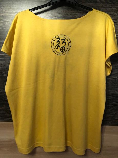 Zlte tricko s vysivkou xl, xl