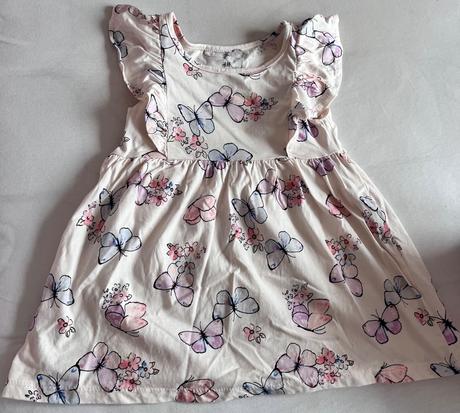 Prekrasne 1x oblecene volanikove satocky, h&m,98