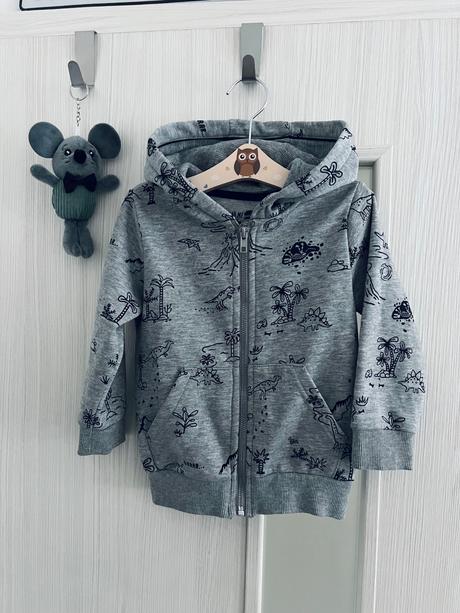 Sivá mikina s dinosaurami f&f 98, f&f,98