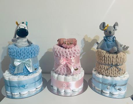 Plienková torta s puffy dekou, 