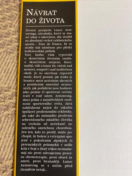 Návrat do života lance armstrong sally jenkinsová, 