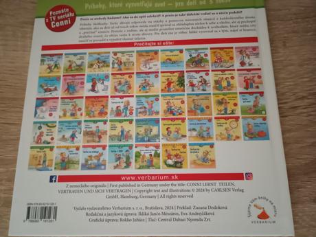 Kniha- terka sa učí podeliť, dôverovať a vychádzať, 