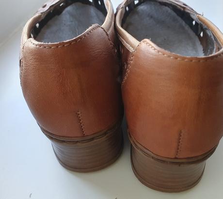 Kožené topánky, rieker,39