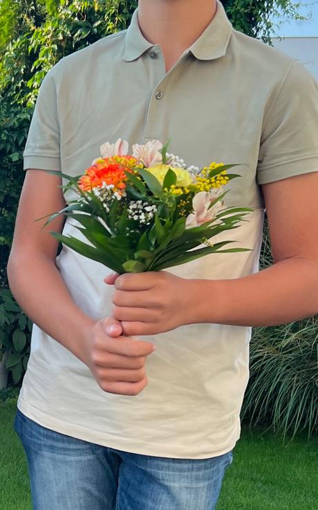 Massimo dutti polo tričko colour block 174cm, s